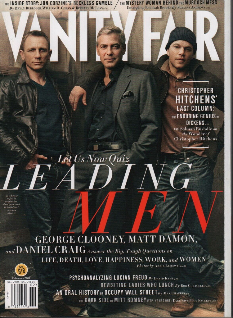 Vanity Fair February 2012 George Clooney Matt Damon Bruce Weber 052418DBF