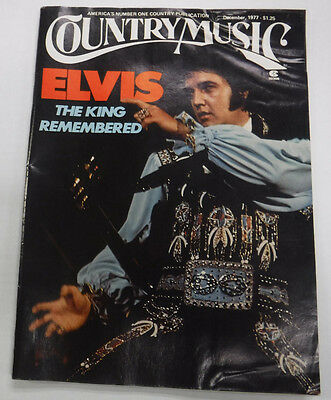 Country Music Magazine Elvis Presley Rise Of Rock December 1977 081715R