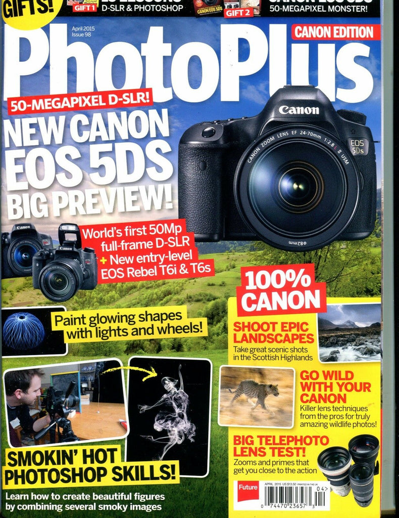 Photo Plus Canon Magazine April 2015 EOS 5DS EX No ML 050517nonjhe