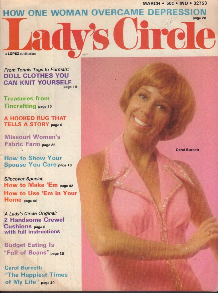 Lady's Circle Magazine March 1974 Carol Burnett 090517nonjhe