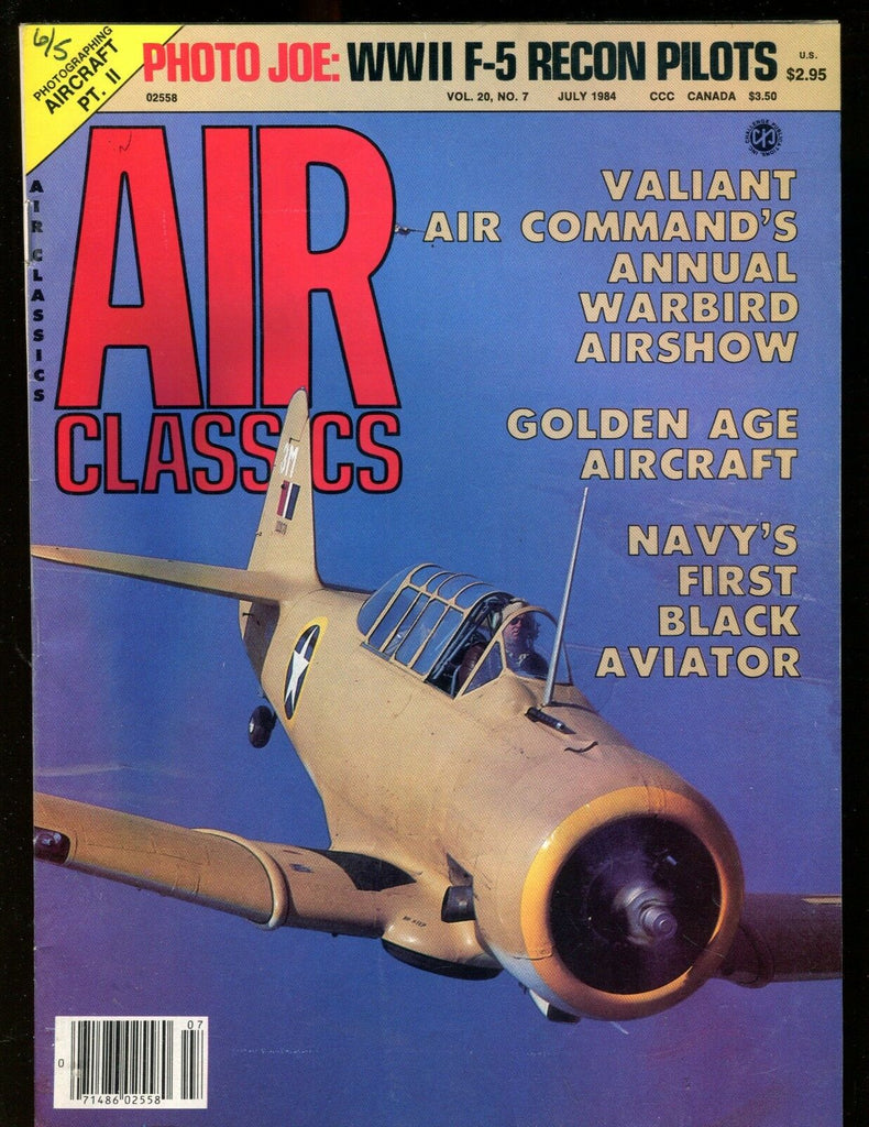 Air Classics Magazine July 1984 Golden Age Aircraft EX No ML 010617jhe