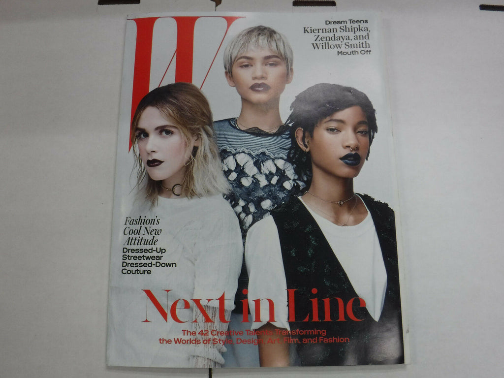 W Magazine April 2016 Next In Line EX No ML 100416jhe