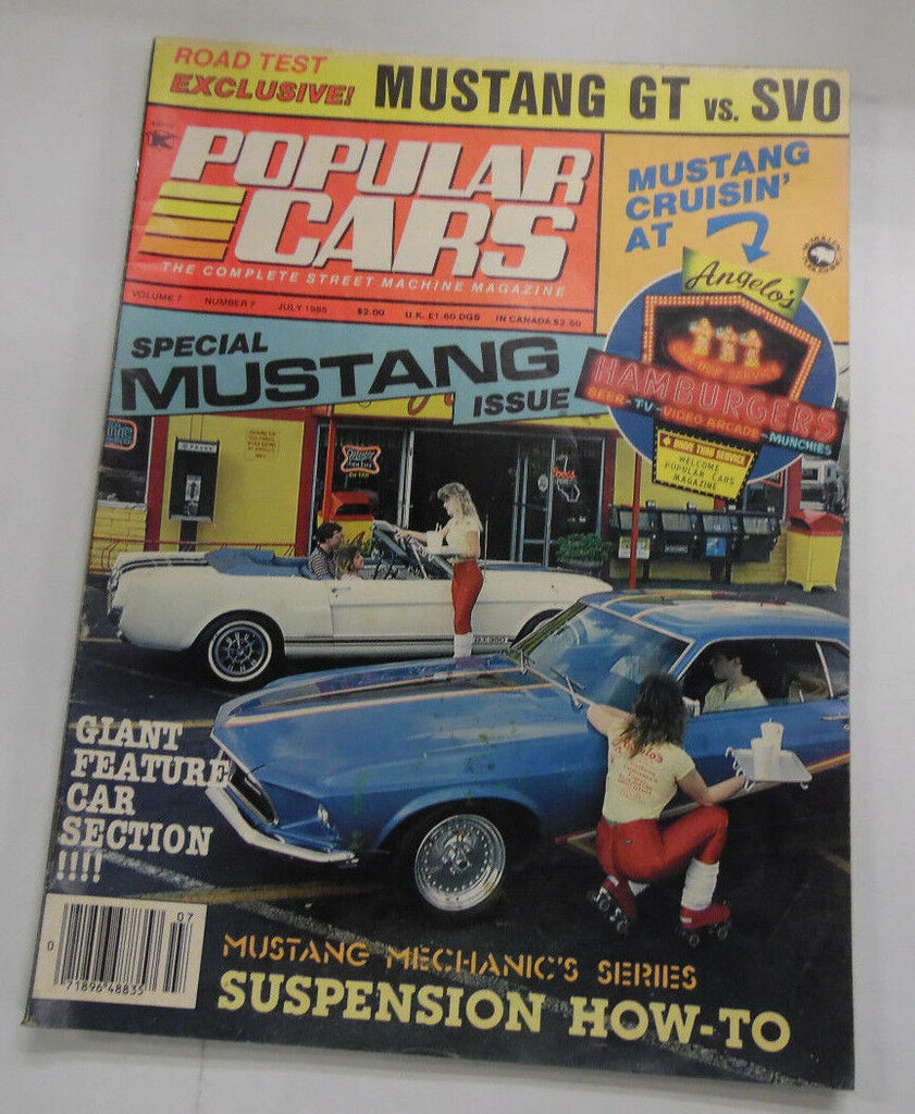 Popular Cars Magazine Mustang Issue Suspension July 1985 040317nonr
