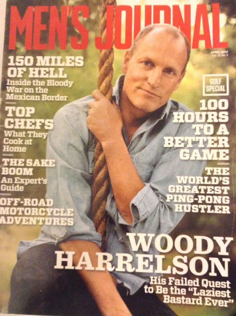 Men's Journal Magazine Woody Harrelson 150 Miles Of Hell April 2012 081317nonrh