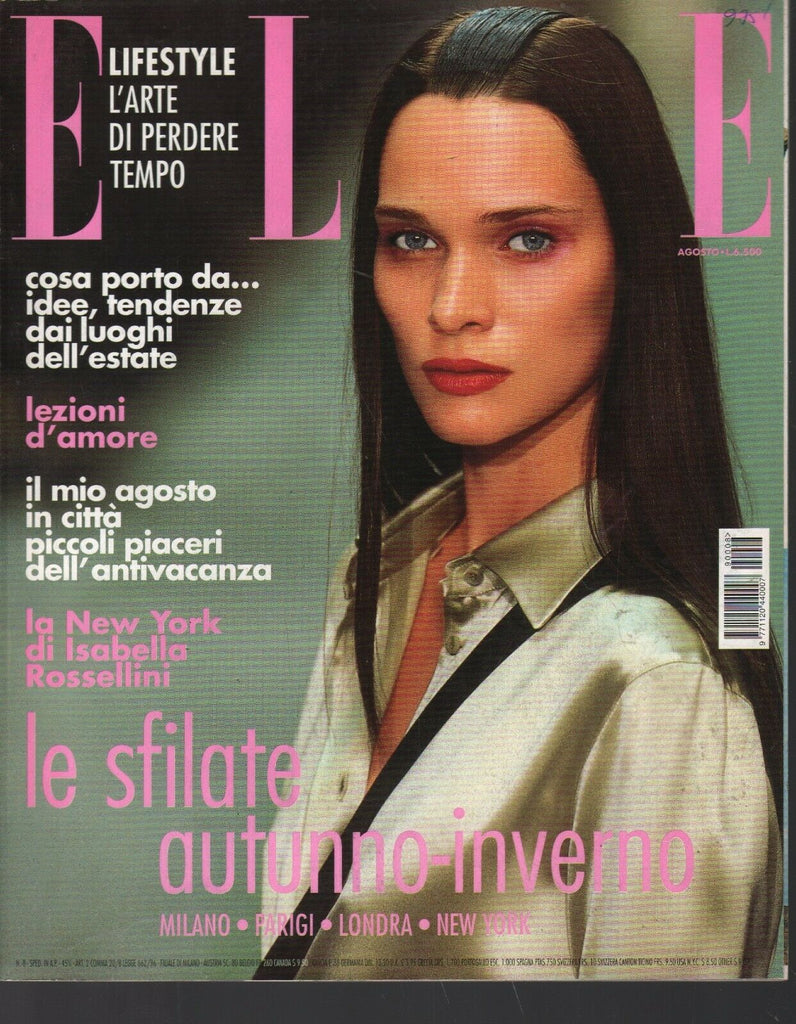Elle Spanish Fashion Magazine August 1999 Isabella Rossellini 090820ame2
