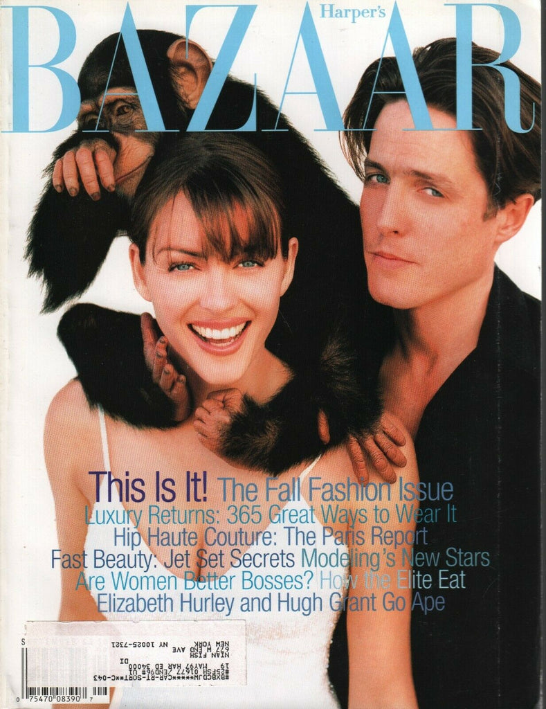 Harper's Bazaar September 1996 Elizabeth Hurley Hugh Grant 031020AME2