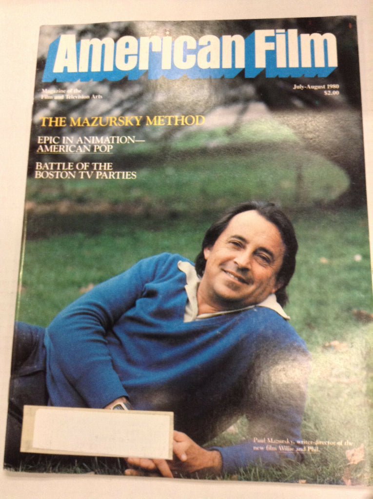 American Film Magazine Paul Mazursky Willie And Phil July/August 1980 040517nonr