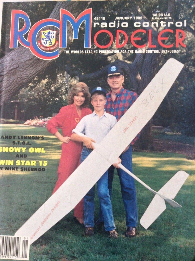 RC Modeler Magazine Andy Lennon''s STOL Snowy Owl January 1989 082317nonrh