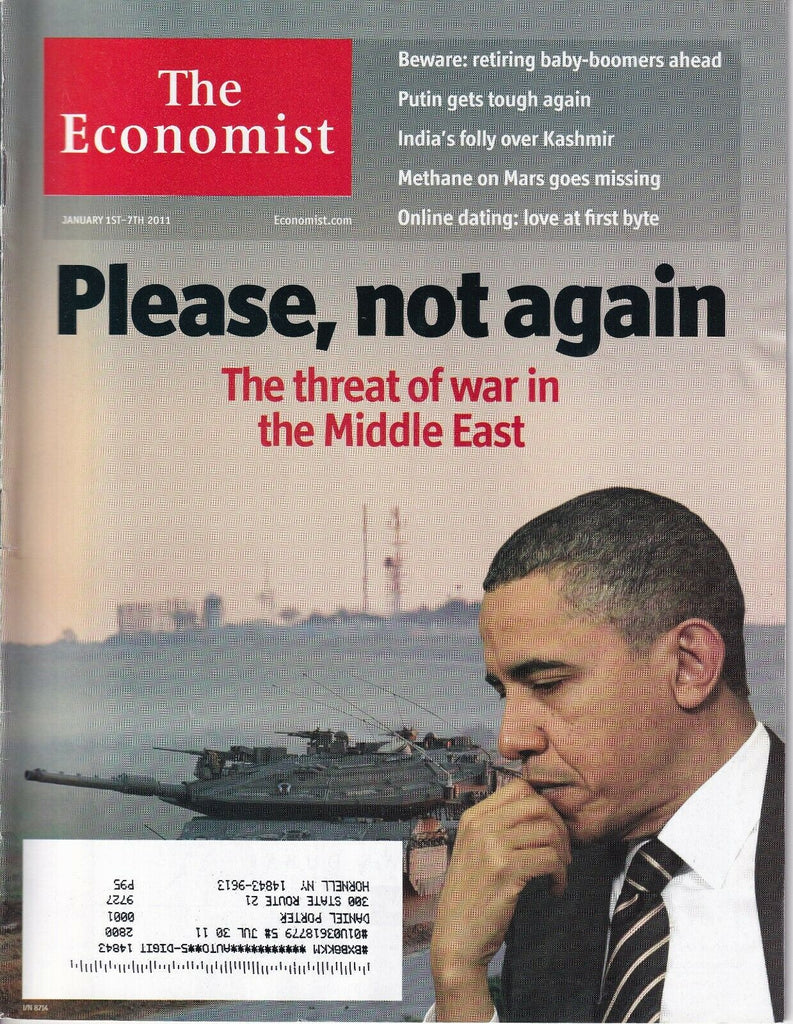 The Economist Magazine Barack Obama Vladamir Putin January 7, 2011 040819nonr