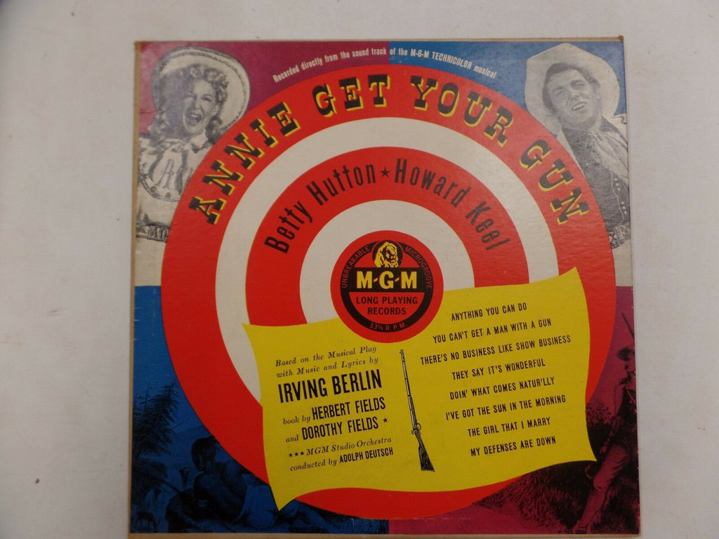 Annie Get Your Gun Irving Berlin MGM E-509 Microgroove 10"33rpm 092016DBL