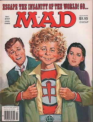 Mad Magazine no.232 July 1982 Appears to be complete VG 121115DBE2