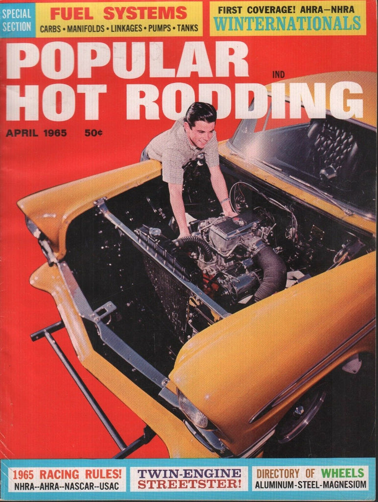 Popular Hot Rodding April 1965 AHRA-NHRA Winternationals 011719AME