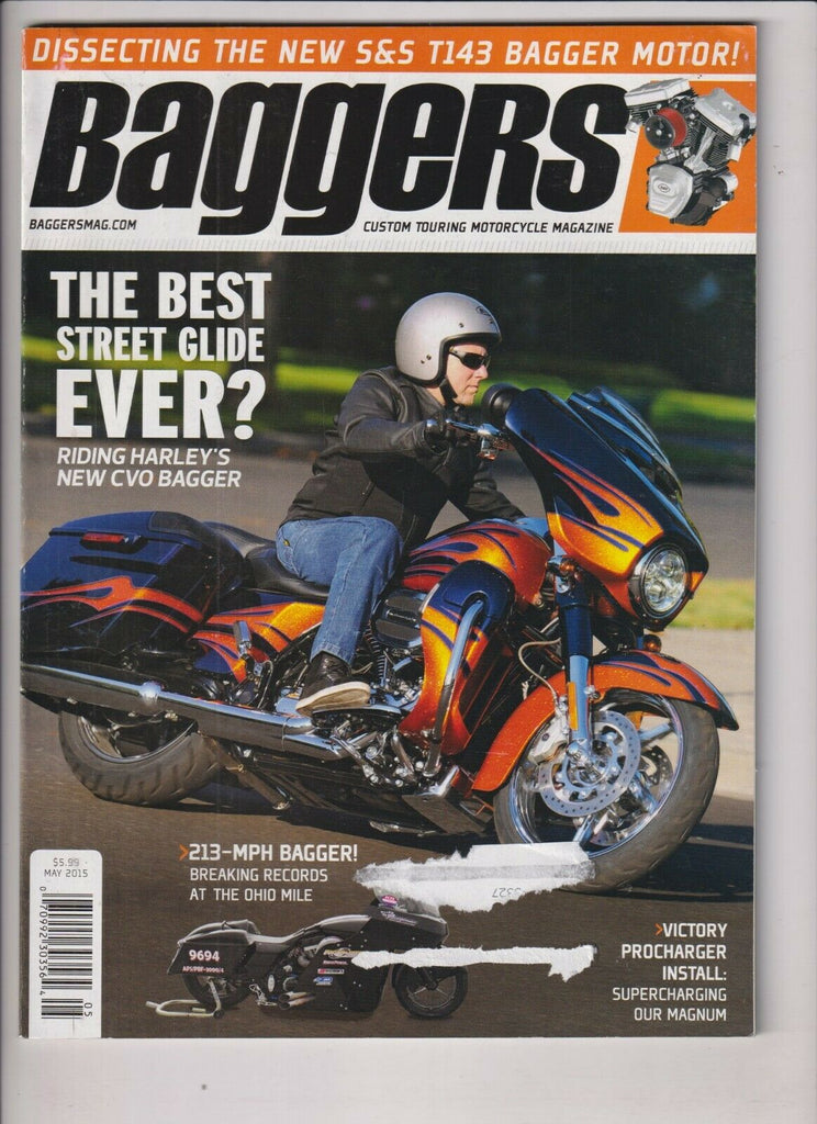 Baggers Motorcycle Magazine Victory Procharger S&S T143 May 2015 112219nonr