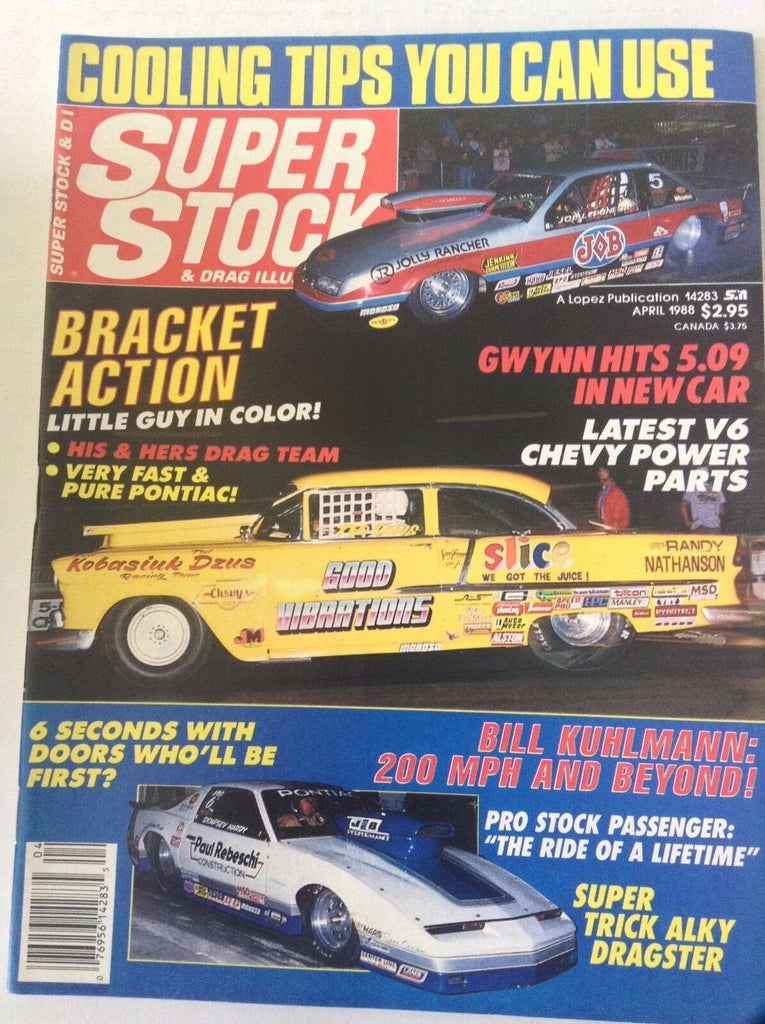 Super Stock Magazine Gwynn Hits 5.09 In New Car April 1988 NO ML 041717nonrh