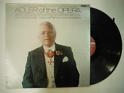 33 RPM Vinyl Kurt Herbert Adler, Adler of the Opera London CS7133 120814KME