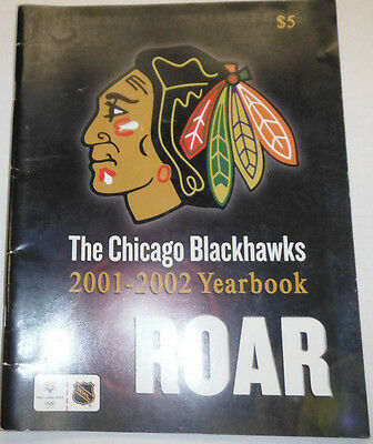 2001-2002 Chicago Blackhawks Magazine Yearbook 101714R2