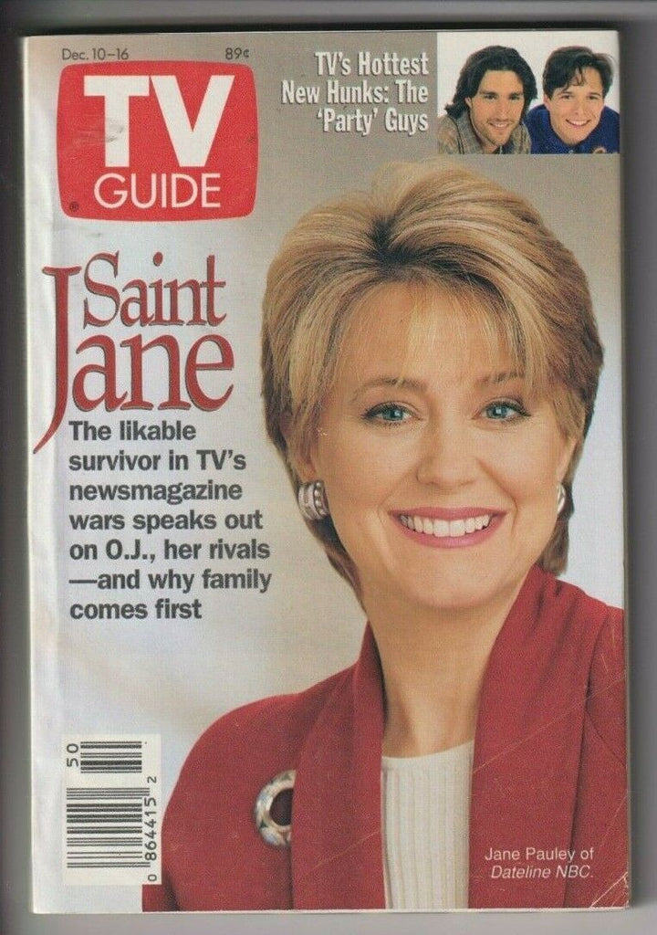 Tv Guide Mag Jane Pauley Dateline NBC December 10-16, 1994 110319nonr