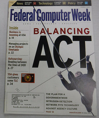 Federal Computer Week Magazine Balancing Act October 2000 071415R