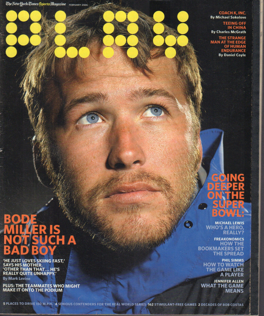 New Your Times Sports Magazine Fewbruary 2006 Play Bode Miller 041420DBE2