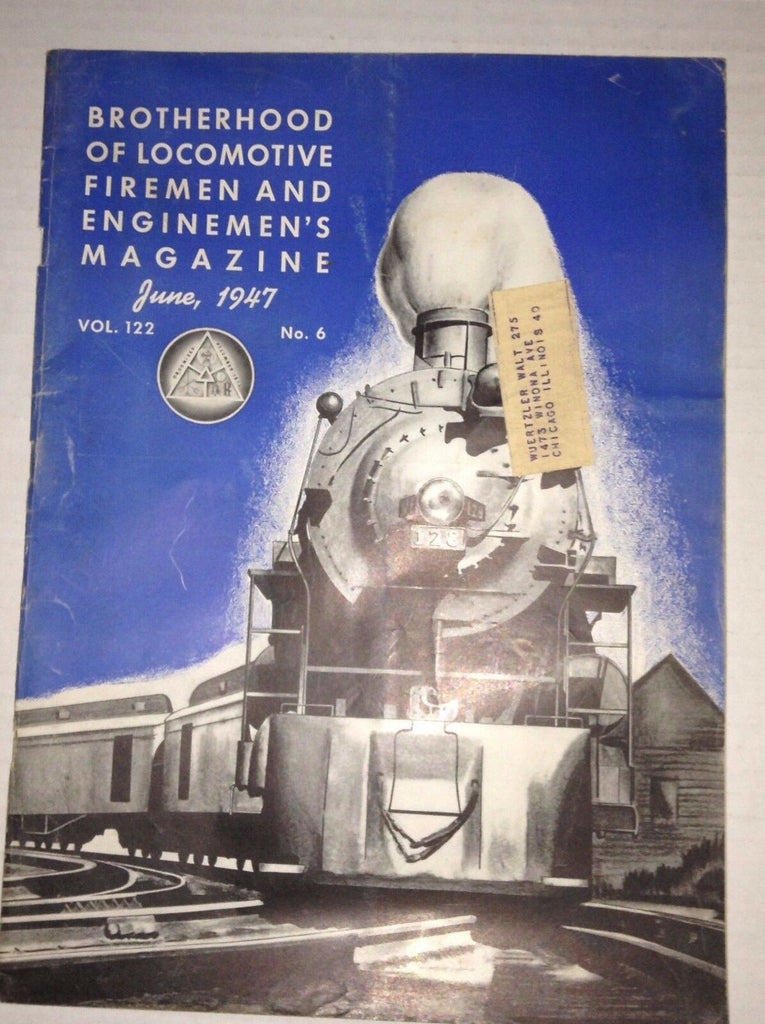 Brotherhood Of Locomotive Magazine Colorado Legislative June 1947 012217rh