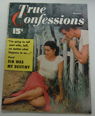 True Confessions Magazine Sin Was My Destiny November 1953 070115R2