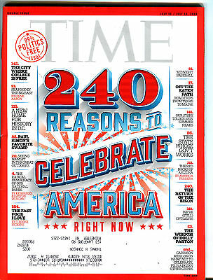 Time Magazine July 11 2016 Celebrate America EX 072216jhe