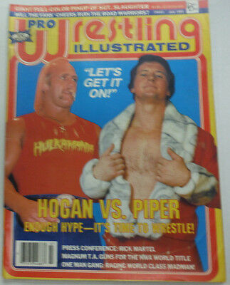 Pro Wrestling Illustrated Magazine Hulk Hogan Roddy Piper July 1985 062415R2