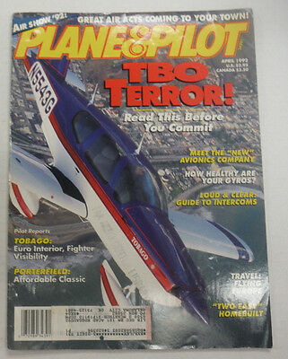 Plane & Pilot Magazine TBO Terror & Avionics Company April 1992 FAL 061715R2