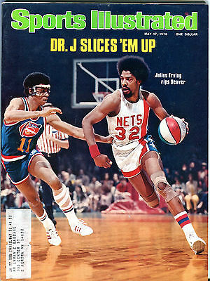 Sports Illustrated Magazine May 17 1976 Julius Erving Nets EX 060216jhe