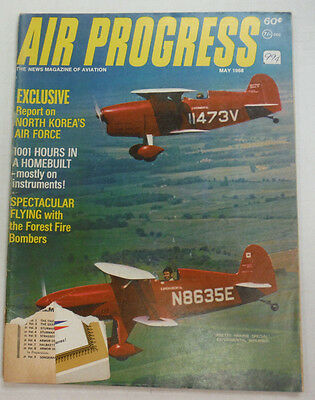 Air Progress Magazine North Korea's Air Force & Biplanes May 1968 FAL 060115R