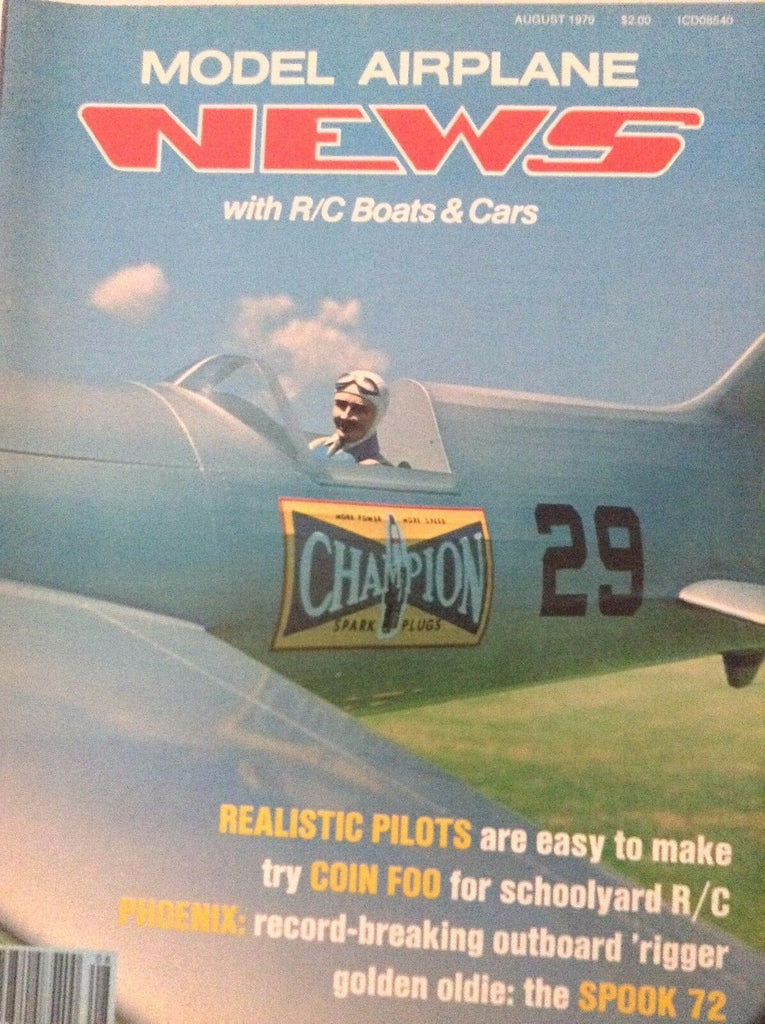 Model Airplane News Magazine Make Realistic Pilots August 1979 082817nonrh