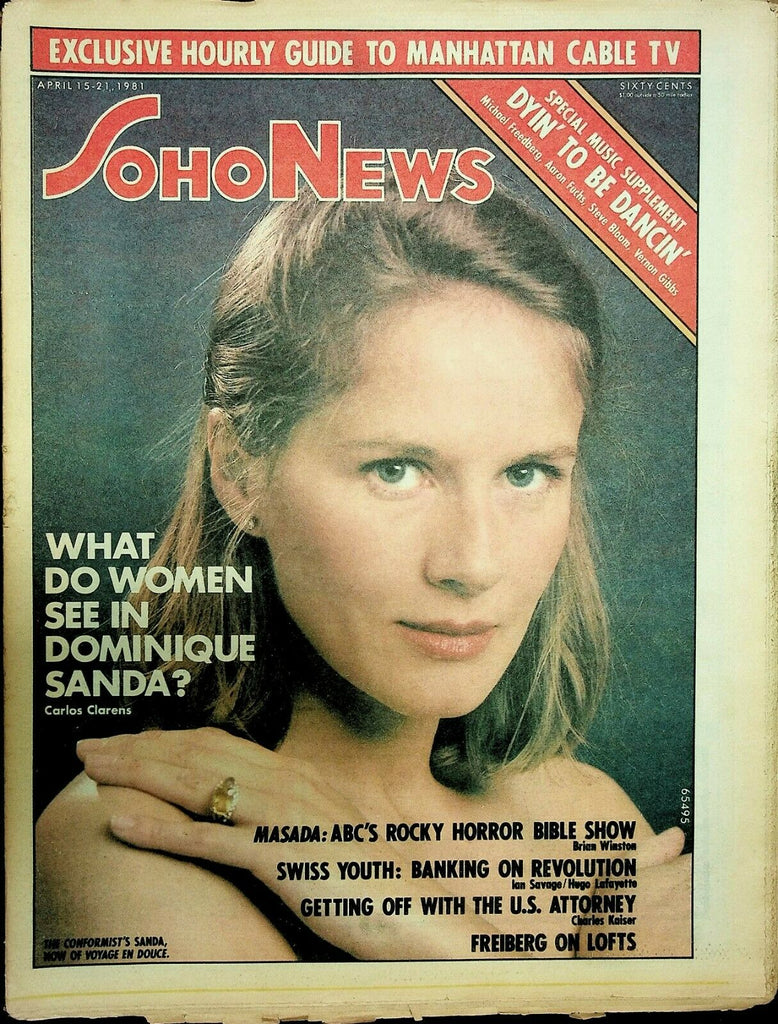 Soho News NYC April 15-21 1981 Dominique Sanda Rocky Horror Bible Show 091120ame