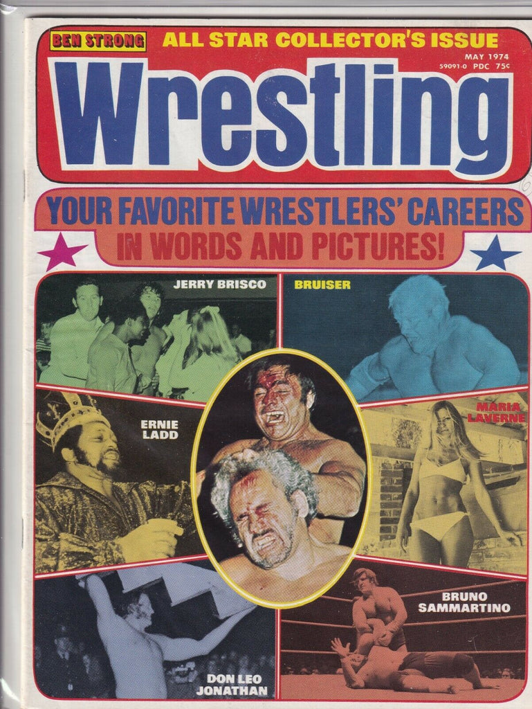 Ben Strong Wrestling Jerry Brisco Dick The Bruiser May 1974 061819nonr