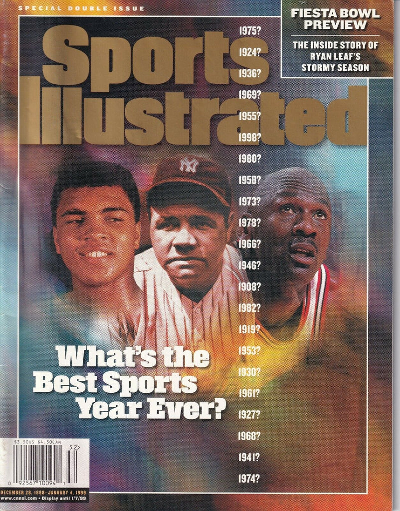 Sports Illustrated Magazine Muhammad Ali Michael Jordan Dec/Jan 1999 040819nonr
