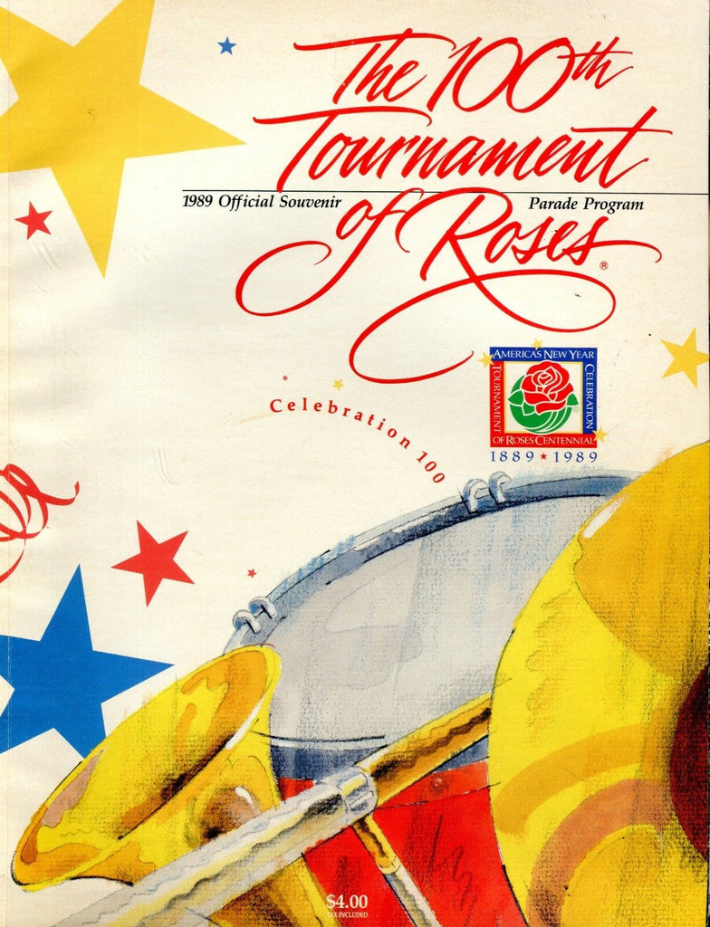 1989 Official Parade Program Tournament Of Roses EX 101516jhe