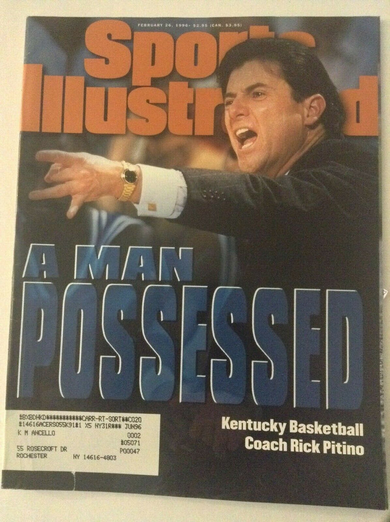Sports Illustrated Magazine Rick Pitino February 26, 1996 051819nonrh