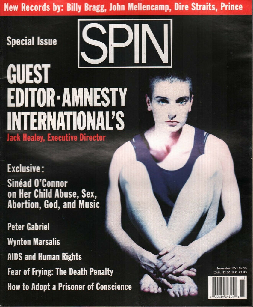 Spin Magazine November 1991 Sinead O'Connor Peter Gabriel 021020AME