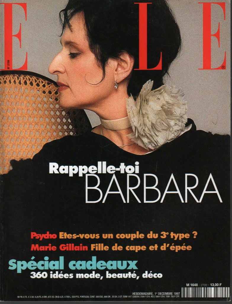Elle French Fashion Magazine December 1 1997 Marie Gillain 100820ame
