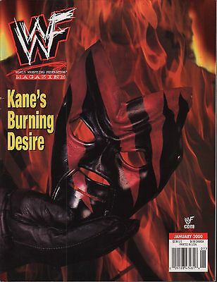 WWF Magazine January 2000 Kane, Vince McMahon EX 011316DBE