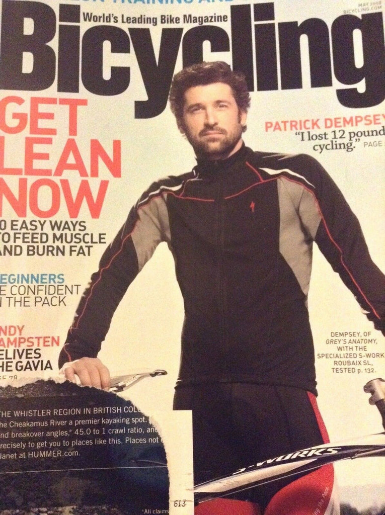 Bicycling Magazine Patrick Dempsey Burn Fat Quick May 2008 010119nonrh
