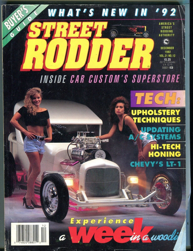 Street Rodder Magazine December 1992 A/C Systems VG No ML 041817nonjhe