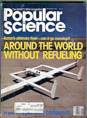 Popular Science Magazine September 1984 Rutan's Ultimate Flyer EX 032416jhe