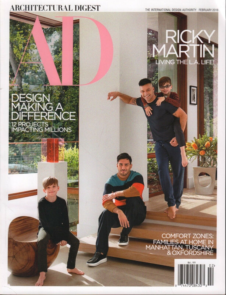 Architectural Digest February 2018 Ricky Martin Yinka Ilori 102218DBE