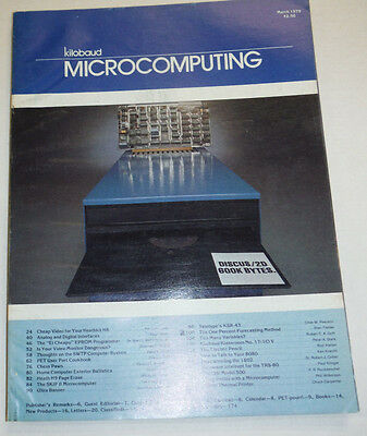 Kilobaud Microcomputing Magazine Analog & Digital Interfaces March 1979 112014R