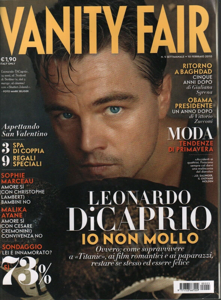 Vanity Fair Italian February 2010 Leonardo DiCaprio Milika Ayane 031220AME