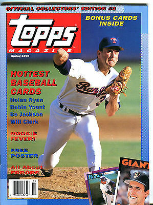 Topps Magazine Spring 1990 Nolan Ryan EX 060216jhe