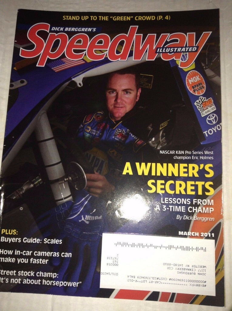 Speedway Illustrated Magazine Eric Holmes Secrets March 2011 040717NONRH