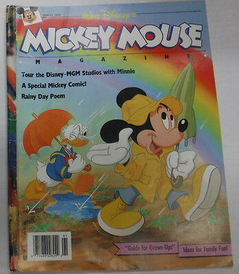 Walt Disney's Mickey Mouse Magazine Daffy Duck Spring 1989 081815R