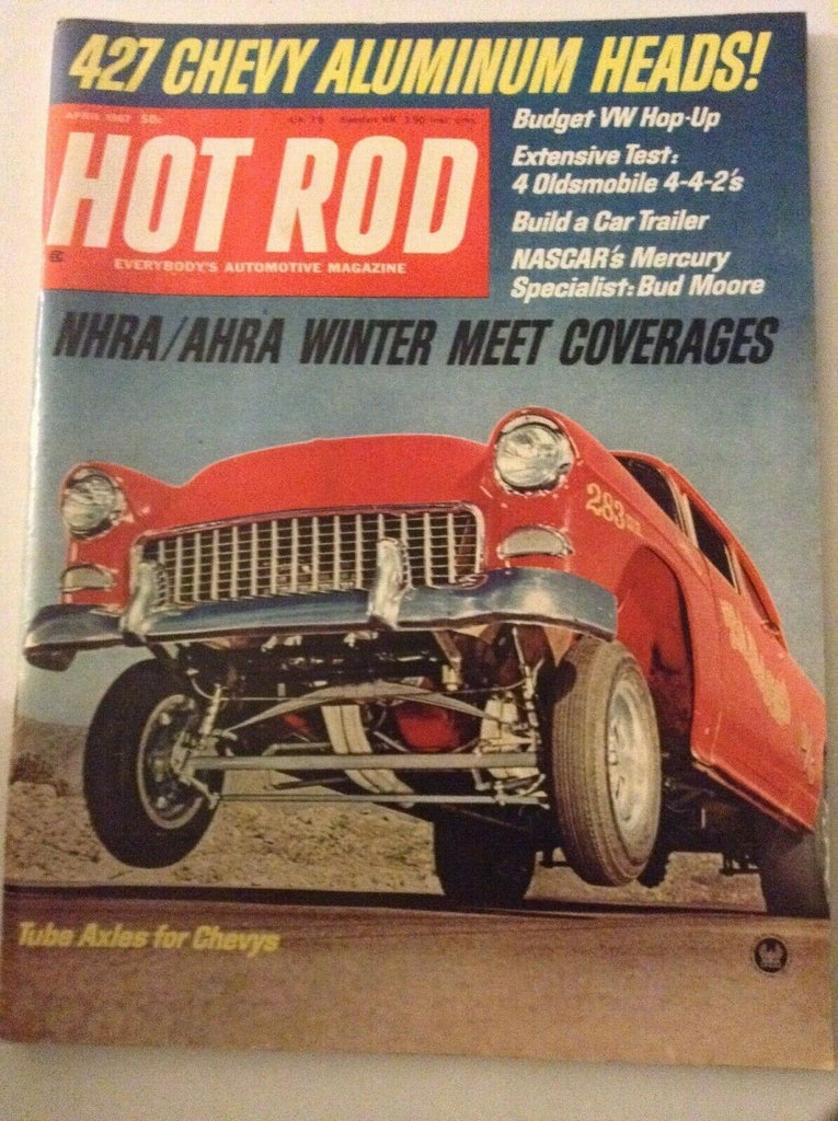 Hot Rod Magazine NHRA/AHRA Winter Meet Axles For Chevys April 1967 042919nonrh