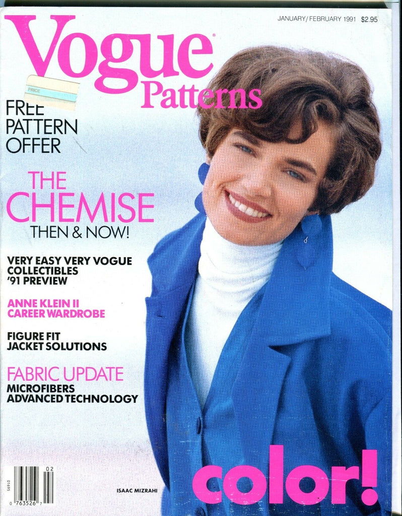 Vogue Patterns Magazine January/February 1991 The Chemise EX 082716jhe